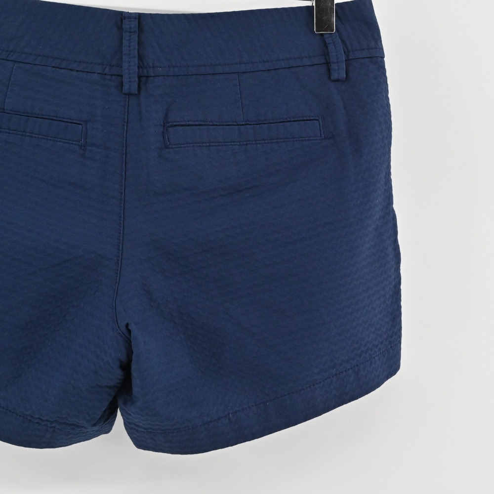 Lilly Pulitzer Callahan Shorts Womens Size 0 Navy Blue 5" Seersucker‎ Nautical - Picture 12 of 13